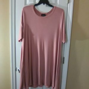 3 for $12 - Poof! Blush Pink T-shirt Dress